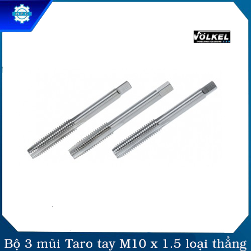 Bộ 3 Mũi Taro Tay M10 x 1.5 loại thẳng